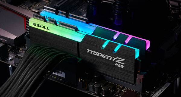 رم دسکتاپ جی اسکیل مدل trident z rgb ظرفیت 64 گیگابایت