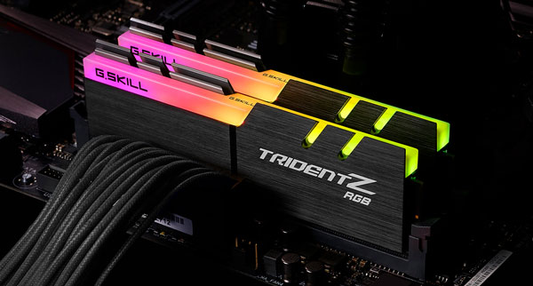 رم دسکتاپ DDR4 جی اسکیل مدل trident z rgb ظرفیت 32 گیگابایت