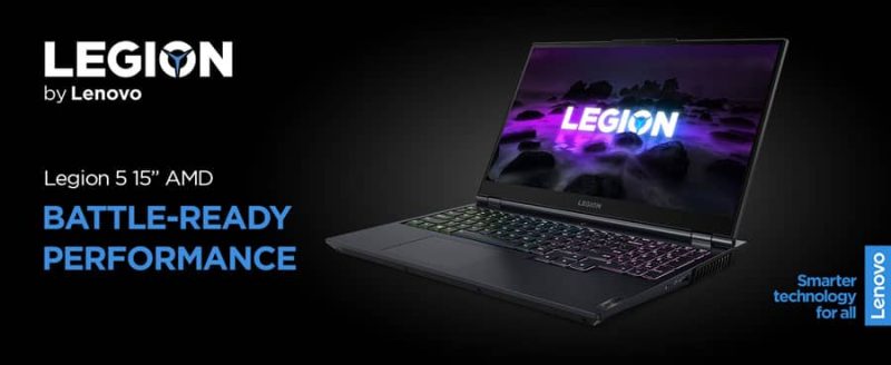 لپ تاپ 15.6 اینچی لنوو مدل Legion 5 R7-5800H 8 512 GB SSD