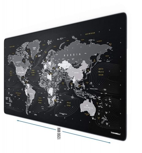 ماوس پد گیمینگ تایتان ولف مدل Global Lightning