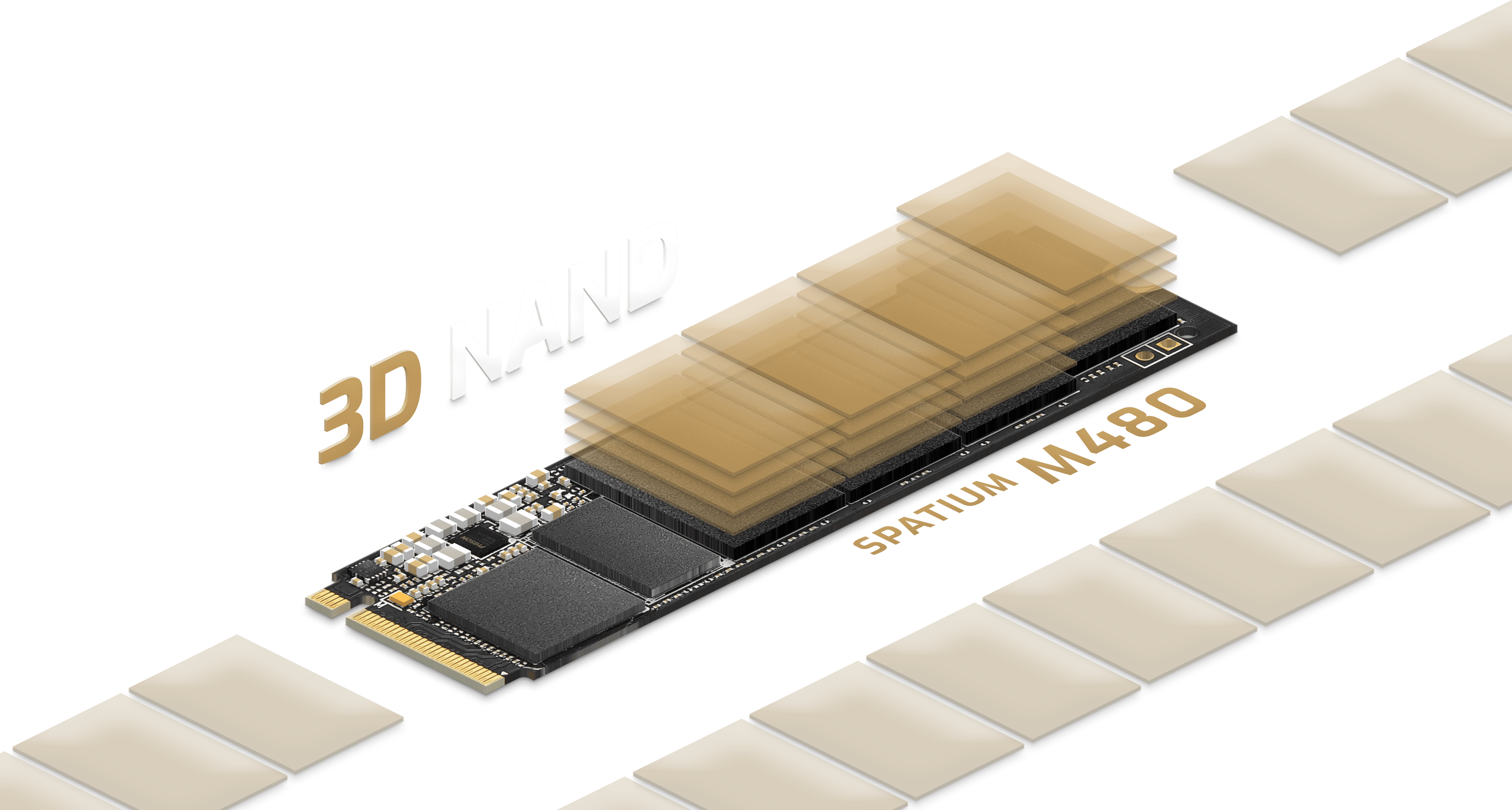 اس اس دی اینترنال ام اس آی مدل SPATIUM M480 ظرفیت 1 ترابایت