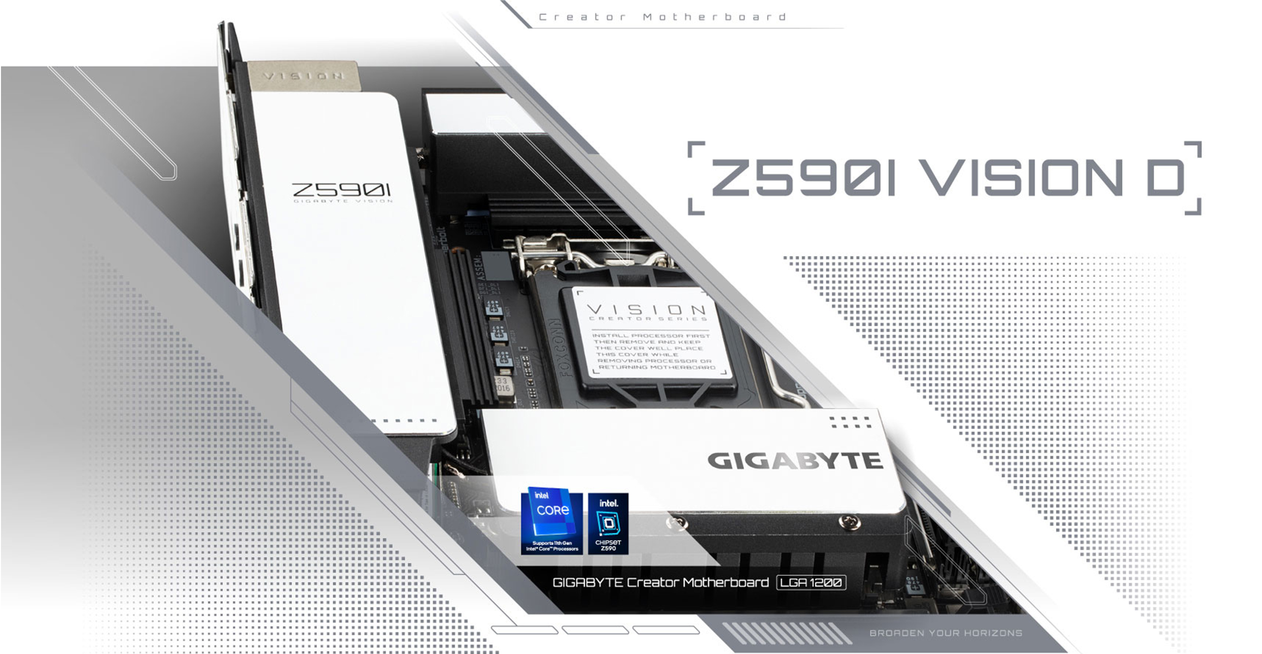 مادربرد گیگابایت مدل Z590I VISION D DDR4