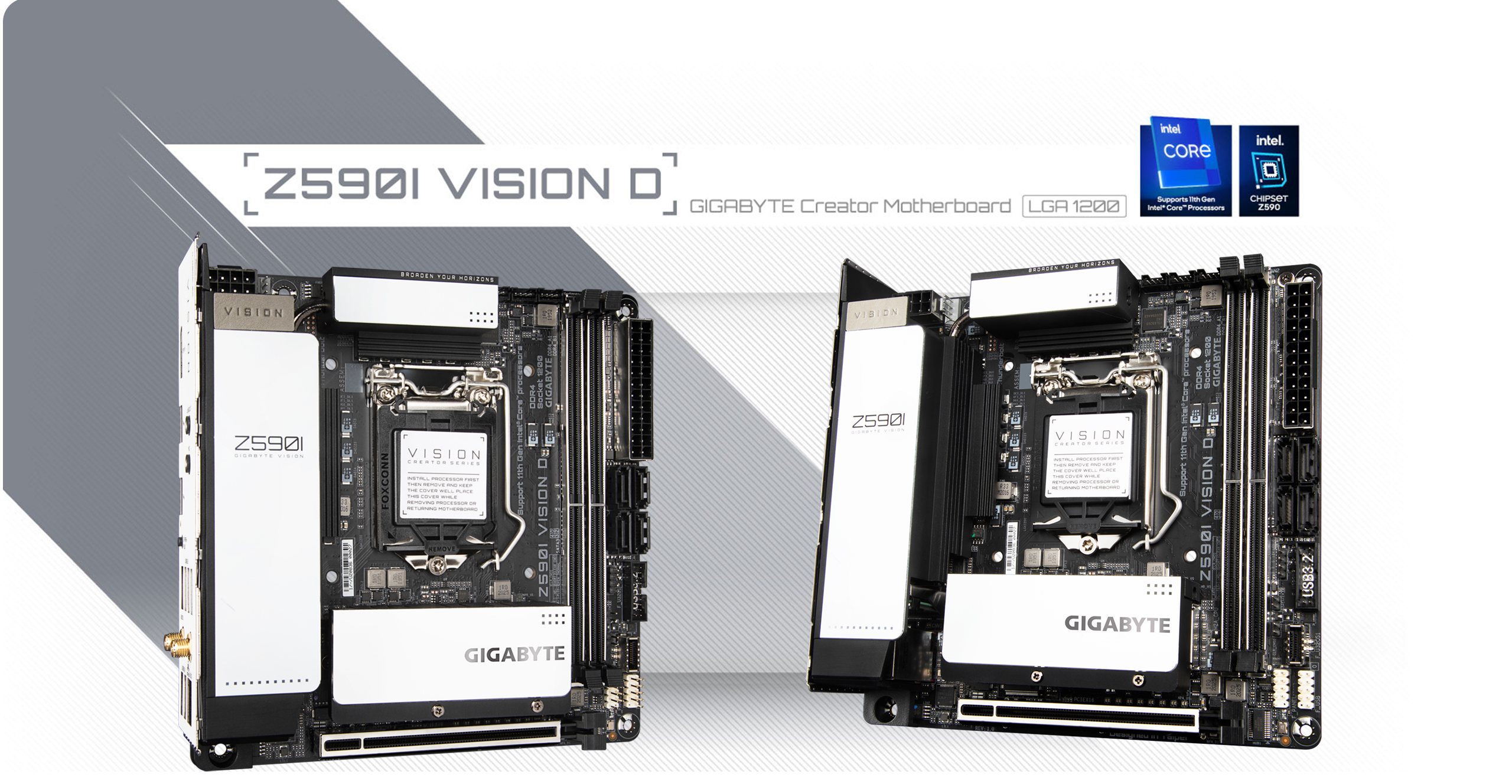 مادربرد گیگابایت مدل Z590I VISION D DDR4