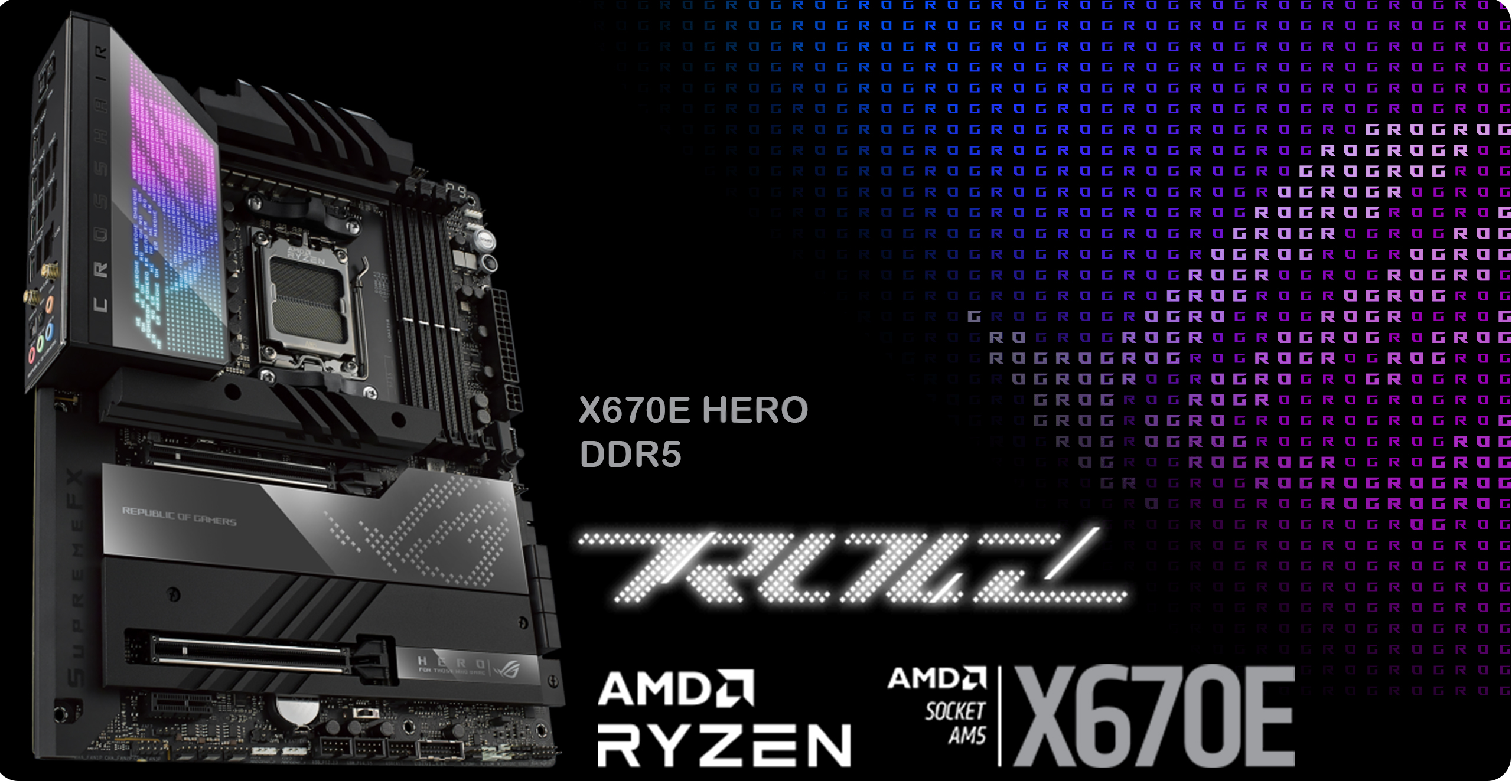 مادربرد ایسوس مدل ROG CROSSHAIR X670E HERO DDR5