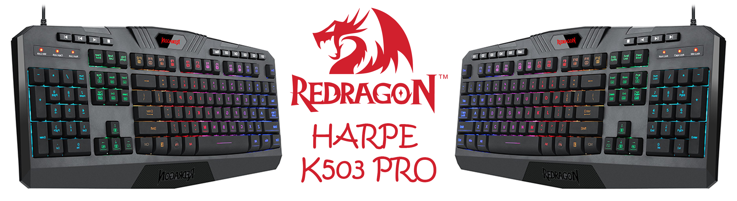 کیبورد گیمینگ ردراگون مدل HARPE K503 PRO