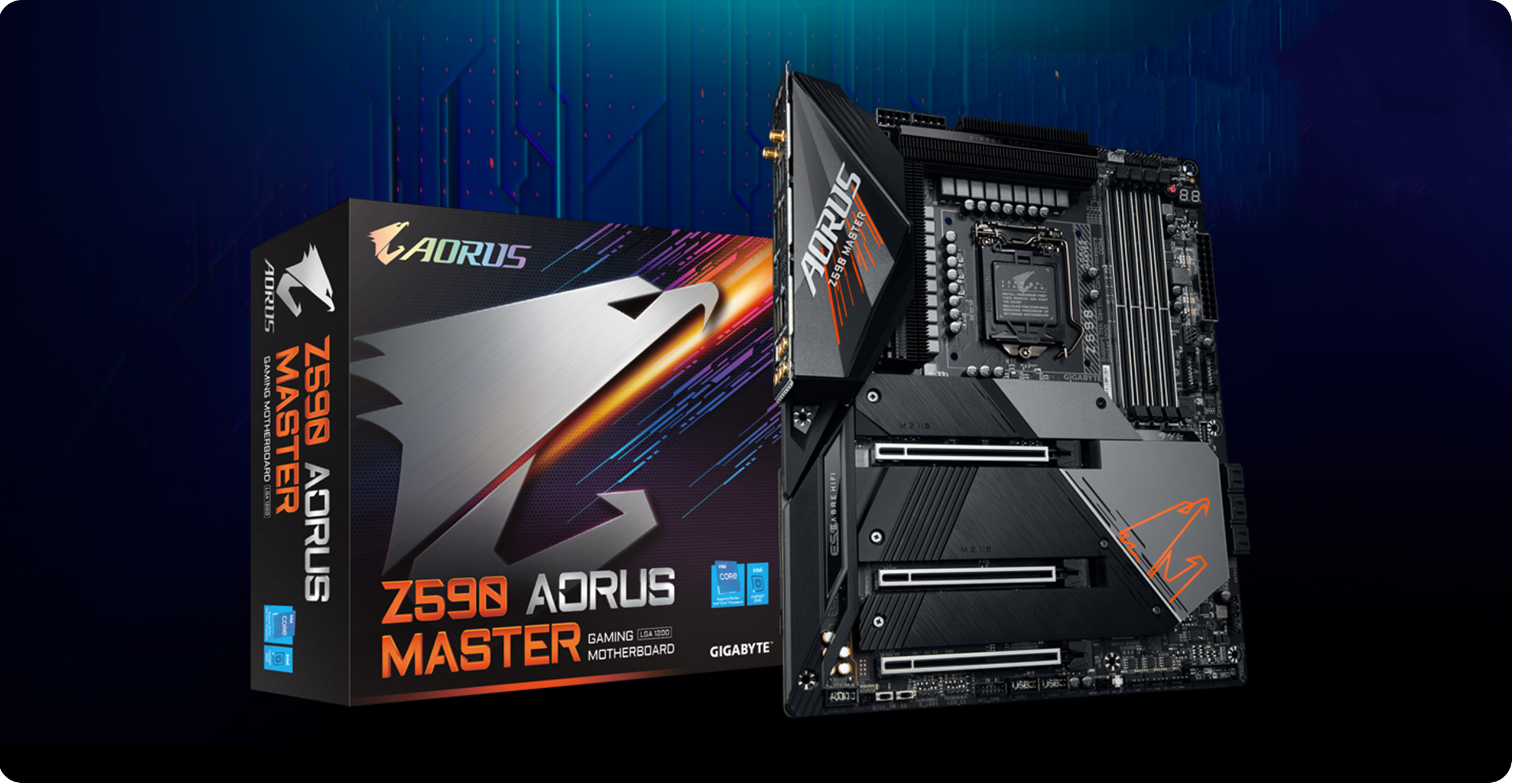 مادربرد گیگابایت مدل Z590 AORUS MASTER DDR4