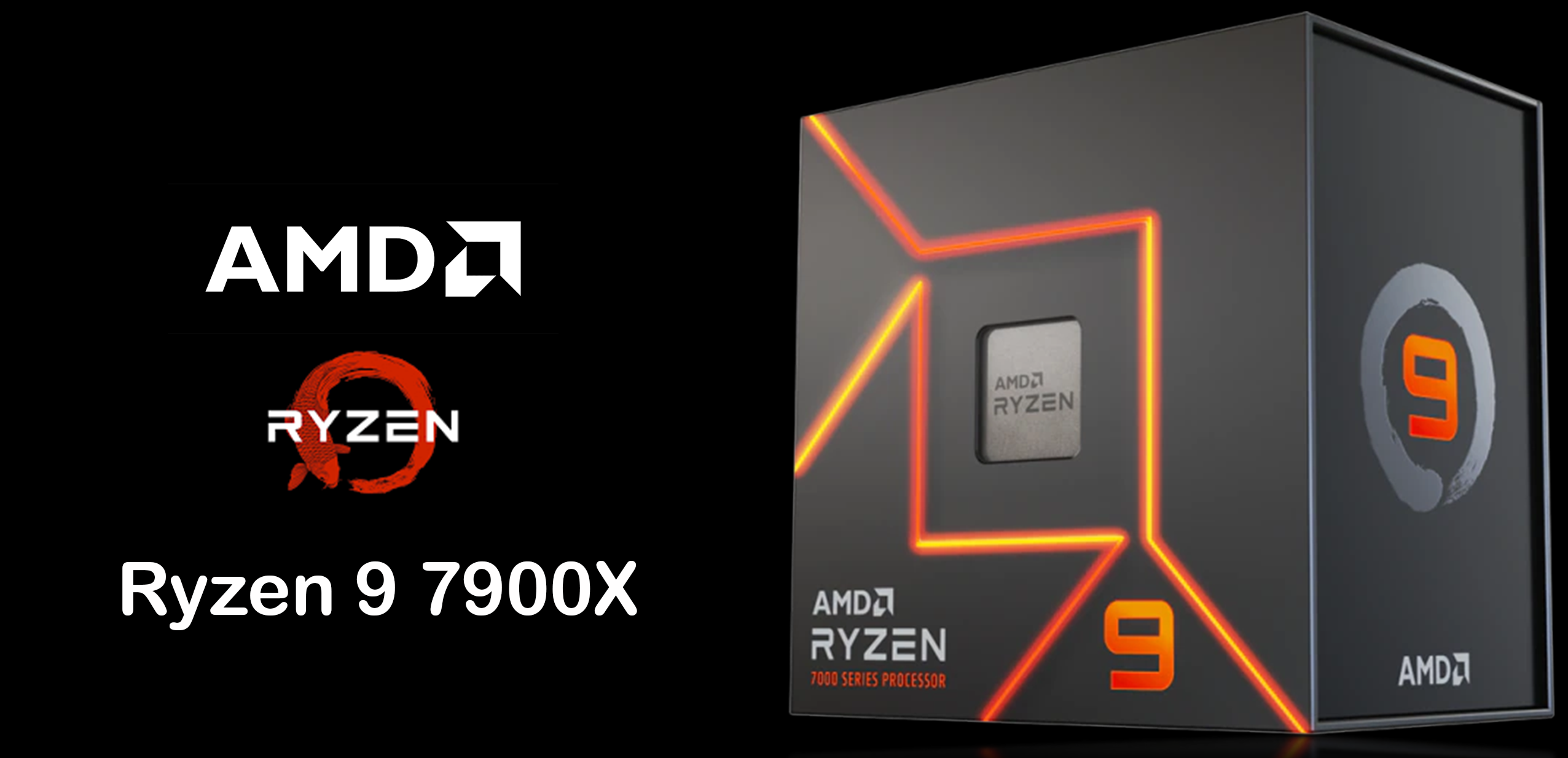 پردازنده مرکزی AMD Ryzen 9 7900X باکس