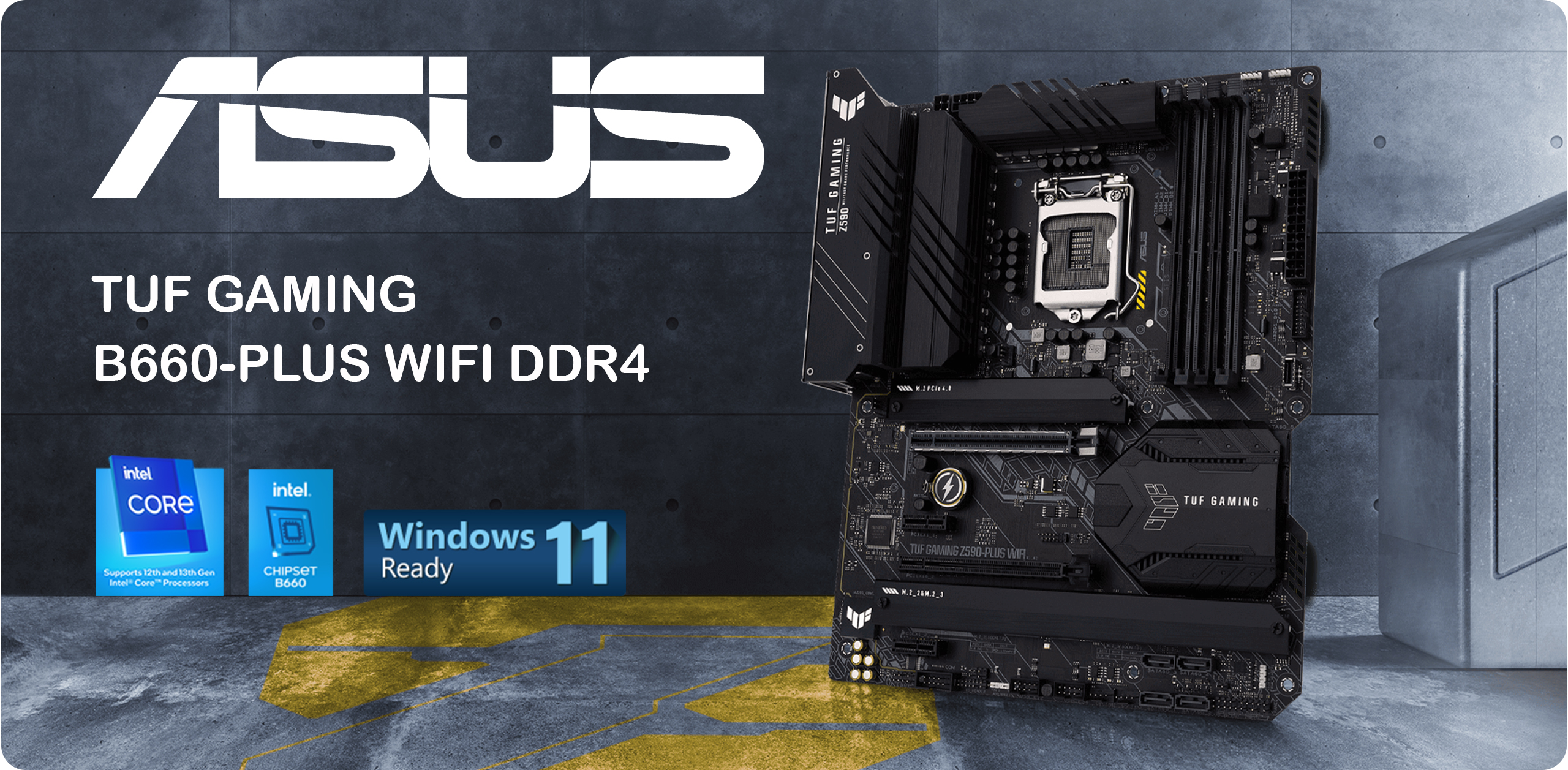 مادربرد ایسوس مدل TUF GAMING B660-PLUS WIFI DDR4