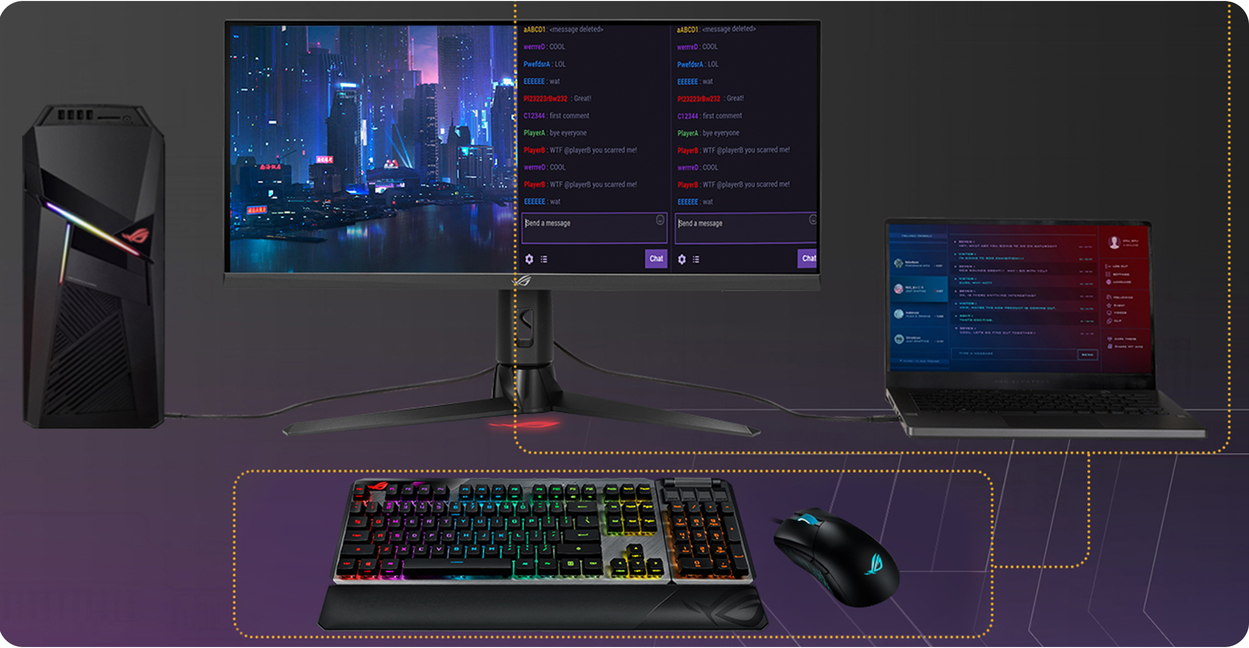 مانیتور گیمینگ ایسوس مدل ROG Strix XG309CM سایز 29.5 اینچ