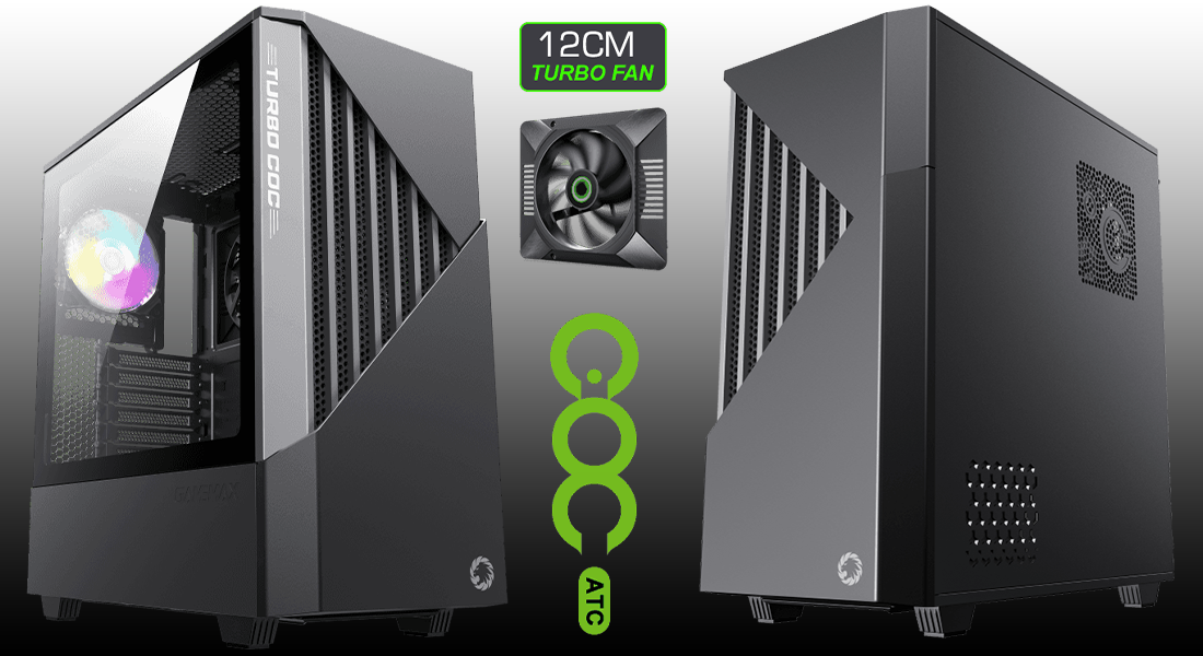 کیس گیمینگ گیم مکس مدل Gamemax Contac COC BG