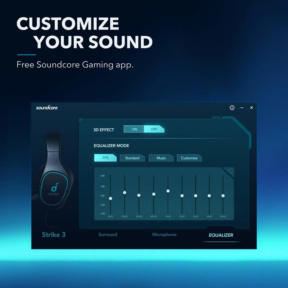 هدست گیمینگ انکر مدل Soundcore strike 3