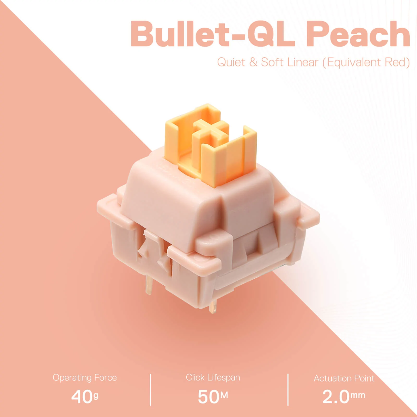 سوئیچ کیبورد مکانیکال ردراگون مدل A113 Bullet QL