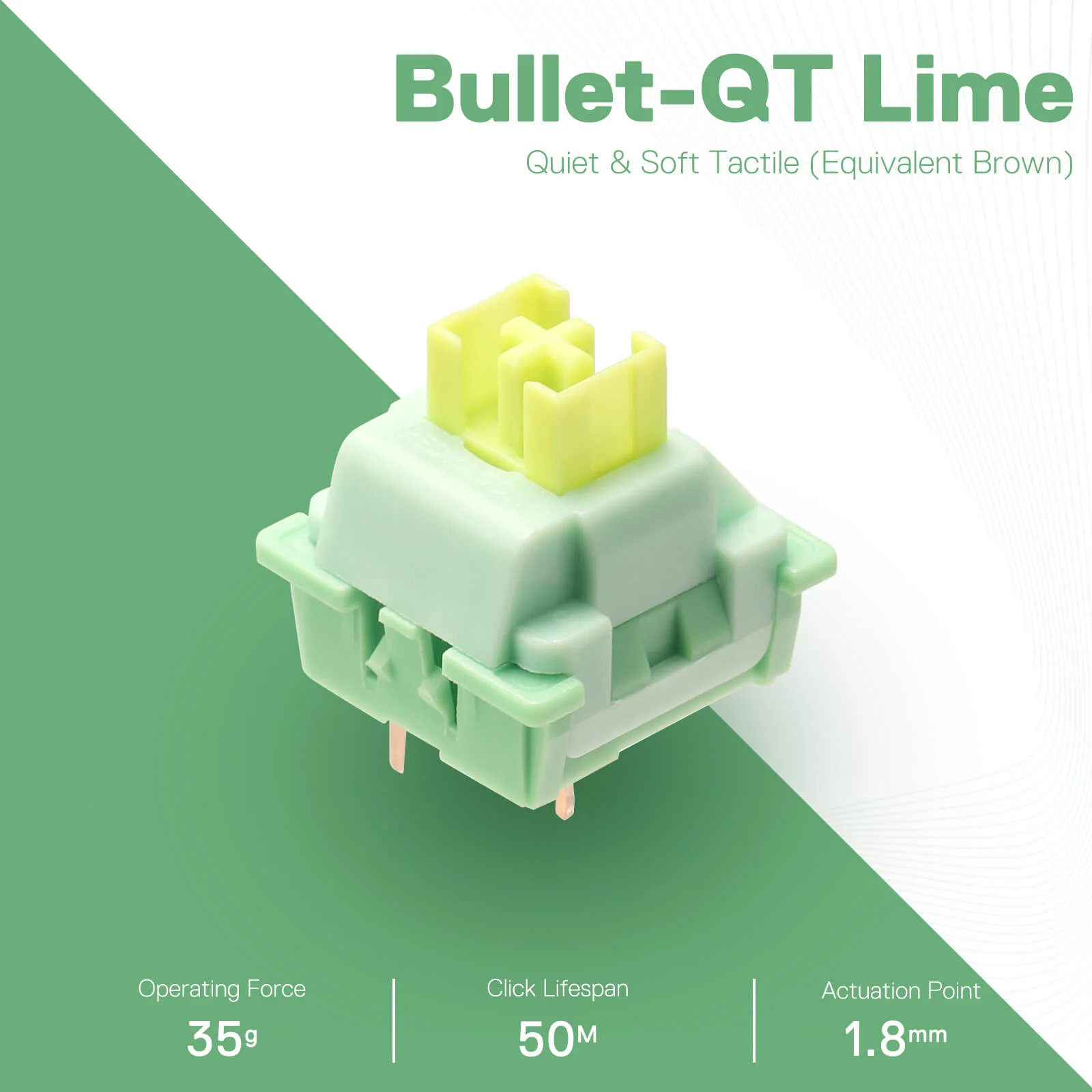 سوئیچ کیبورد مکانیکال ردراگون مدل A113 Bullet QT