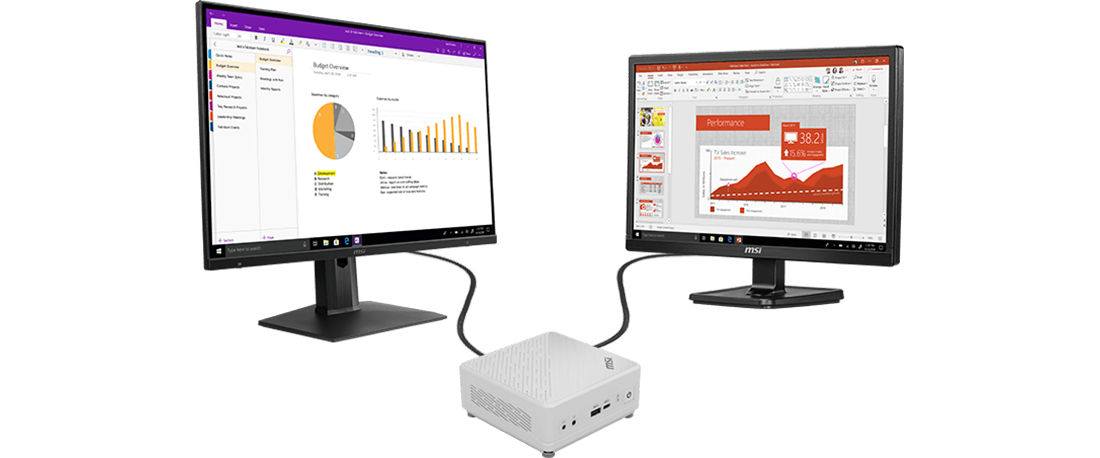 کامپیوتر کوچک ام اس آی مدل Cubi 5 10M-W i5