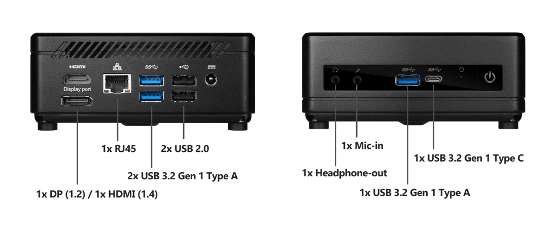 کامپیوتر کوچک ام اس آی مدل Cubi 5 10M-W i5