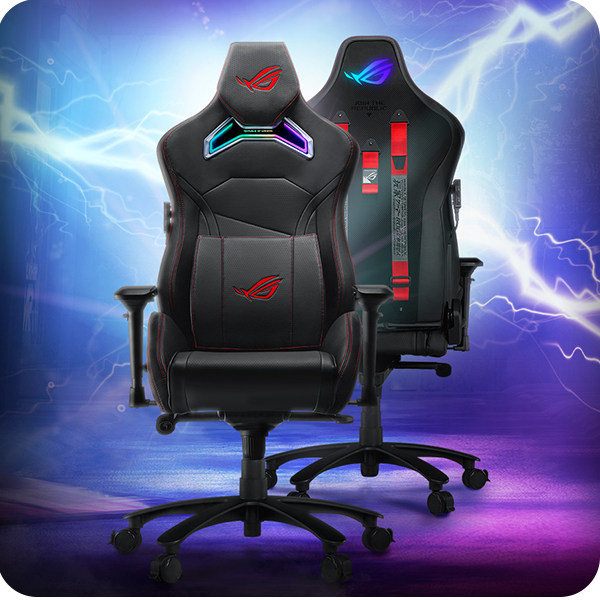 صندلی گیمینگ ایسوس مدل ROG Chariot SL300C RGB Black