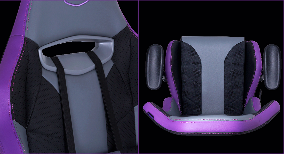 صندلی گیمینگ کولرمستر مدل Caliber R3 Purple