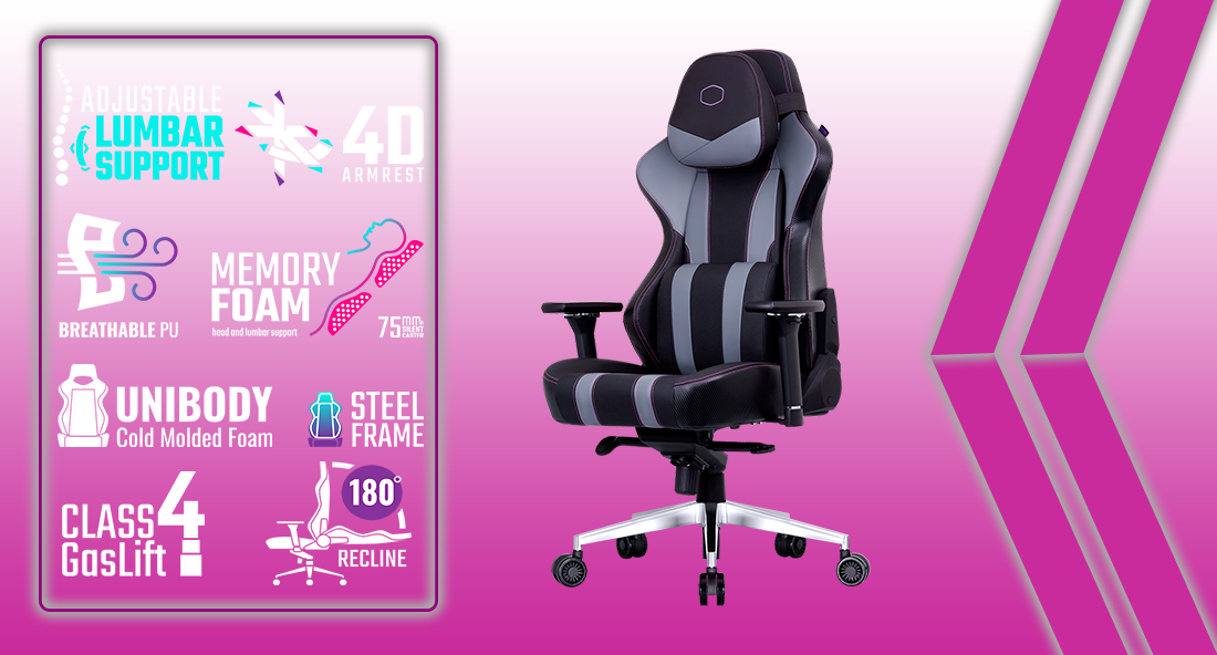 صندلی گیمینگ کولرمستر مدل Caliber X2