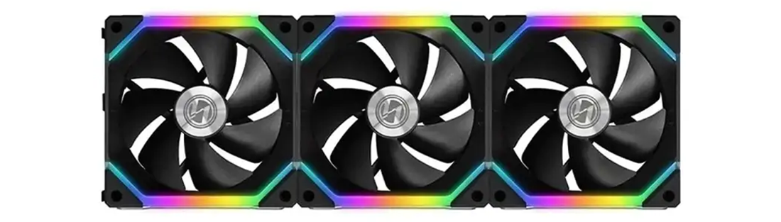 فن 3 تایی کیس گیمینگ لیان لی مدل UNI FAN SL V2 120 Black