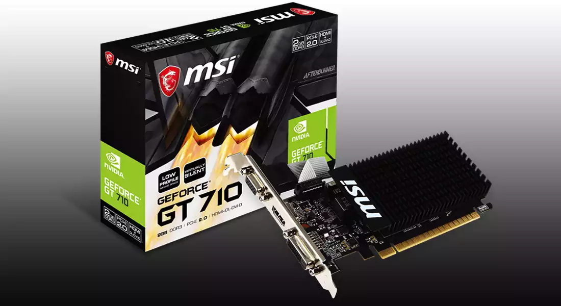 کارت گرافیک ام اس آی مدل Geforce GT 710 2GB 3H LP