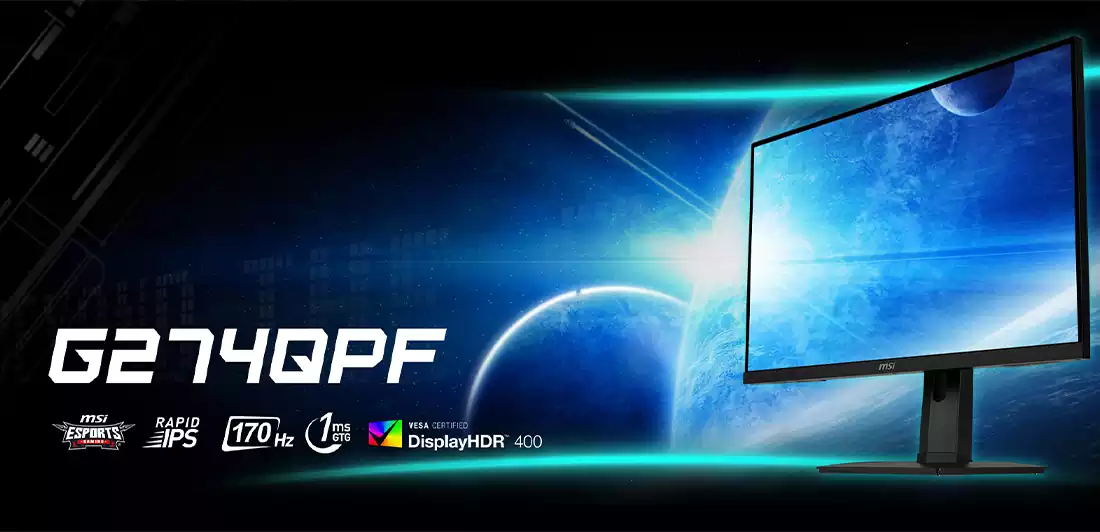 مانیتور گیمینگ ام اس آی مدل MSI G274QPF-QD سایز 27 اینچ