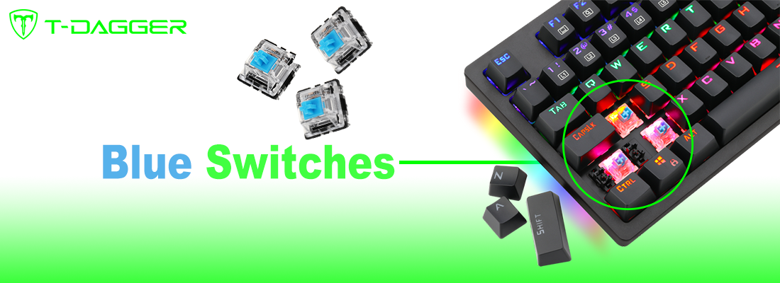 کیبورد مکانیکال گیمینگ تی دگر مدل Bermuda T-TGK312