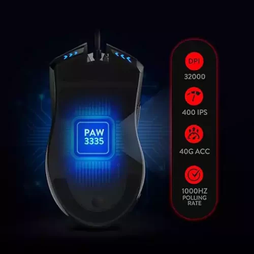 ماوس گیمینگ ردراگون مدل Lonewolf2 M721 Pro