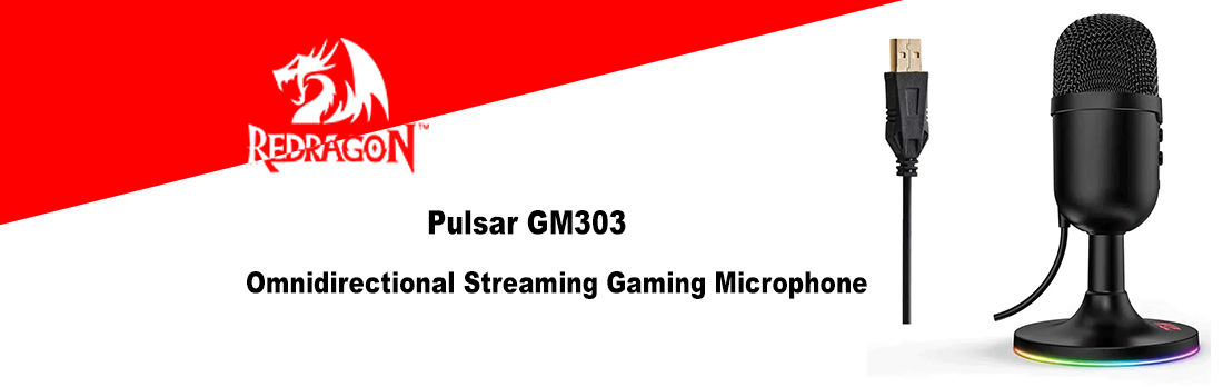 میکروفون گیمینگ ردراگون مدل Pulsar GM303