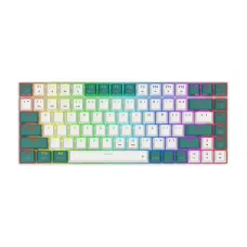 کیبورد بی سیم مکانیکال گیمینگ ردراگون K678 WG Pro سفید - سبز