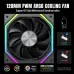 فن کیس گیم مکس FN12A-N2 Black مشکی