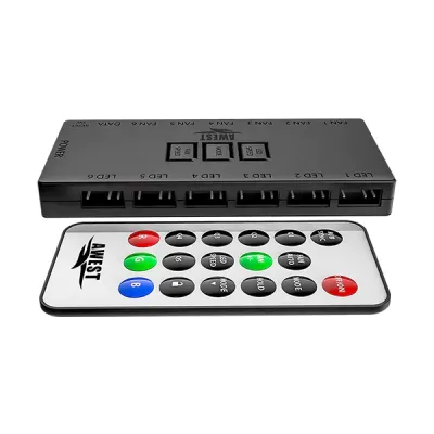 هاب فن و کنترلر نورپردازی اوست AWEST FAN HUB & ARGB CONTROLLER