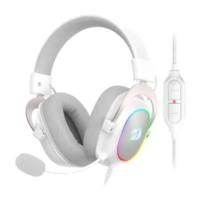 هدست گیمینگ ردراگون ZEUS-X H510 White RGB سفید