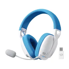 هدست بی سیم گیمینگ ردراگون Skuld H878 Blue سفید آبی هدست بی سیم گیمینگ ردراگون Skuld H878 Blue سفید آبی
