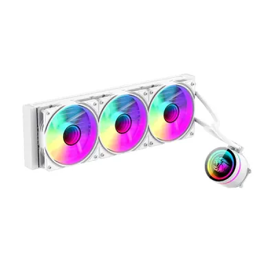 خنک کننده آبی پردازنده گیم مکس مدل IceBurg 360 Infinity white