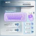 کیبورد و ماوس بی‌سیم مافی MOFii Candy Purple