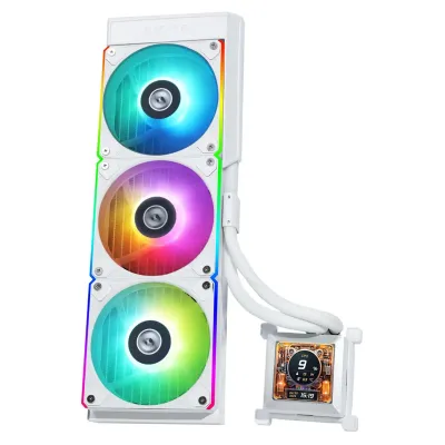 خنک کننده مایع پردازنده لیان لی HydroShift LCD 360R White