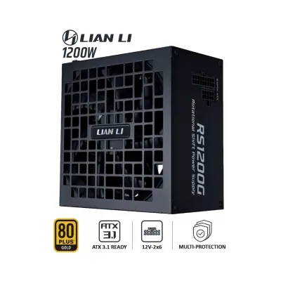 پاور 1200 وات لیان لی RS Gold 1200 Black Full Modular به همراه هاب