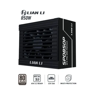 پاور 850 وات لیان لی SP Platinum 850 EU Black Full Modular