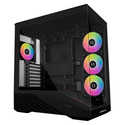 کیس گیمینگ لیان لی Vector V100R Black