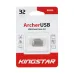 فلش مموری کینگ استار Archer KS235 ظرفیت 32GB USB 2.0 نقره‌ای