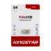 فلش مموری کینگ استار KS218 Fido 64GB نقره‌ای