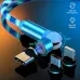 کابل مگنتی 3 کاره تاپکی TOPK AM22 | microUSB لایتنینگ Type‑C