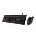 کیبورد و ماوس گیمینگ ام اس آی مدل FORGE GK300 COMBO