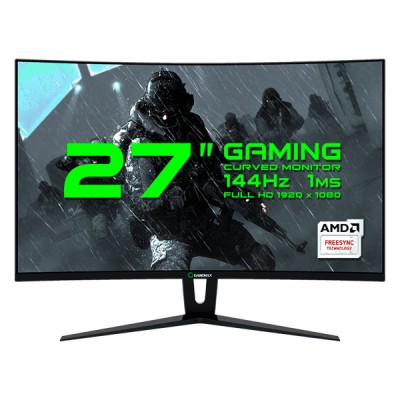 مانیتور گیمینگ گیم‌ مکس مدل GMX27C144 Black