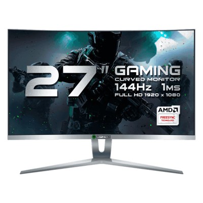 مانیتور گیمینگ 27 اینچ گیم‌مکس مدل GMX27C144 White