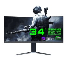 مانیتور گیمینگ 34 اینچ گیم مکس مدل GMX34CKXQ مانیتور گیمینگ 34 اینچ گیم مکس مدل GMX34CKXQ