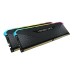 رم دسکتاپ کورسیر مدل VENGEANCE RGB RS 3200 Dual Channel 16 DDR4