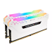 رم دسکتاپ دو کاناله 3200 کورسیر مدل VENGEANCE RGB PRO WHITE ظرفیت 32 گیگابایت