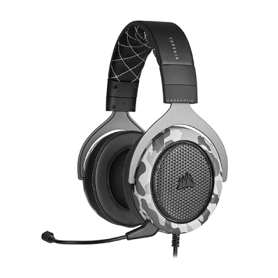هدست گیمینگ کورسیر مدل ‎HS60‎ HAPTIC STEREO ARTIC CAMO
