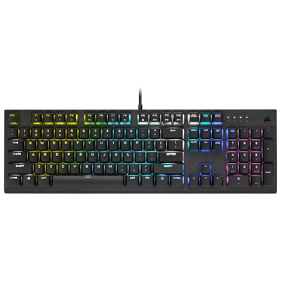 کیبورد گیمینگ مکانیکی کورسیر مدل K60 RGB PRO LOW PROFILE